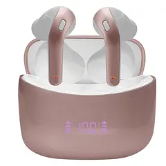 TEROS - Audífonos TE-8074GR Bluetooth TWS Rosa Gold