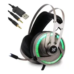 NEOTEK - Headset Gamer A60L con RGB y Bajos Reforzados para Gamers Pro