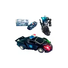 MAZUGI - Transformers Robot Police Carro Lamborghini Juguete Luz 8997