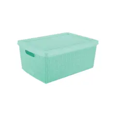 RIMAX - Canasta Fique 13.5 Litros Menta
