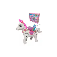 MAZUGI - Juguete Unicornio My Little Pony Con Alas Niñas Bolso Zr-213