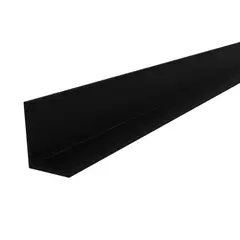 GENERICO - Angulo Aluminio 1 PuLG X 1mts X4 Und Negro