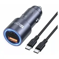 GENERICO - Cargador Carro Auto 38w Rápida