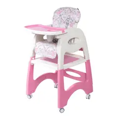 EBABY - Silla de comer - Escritorio LARA- EB 645-1 Rosa Ovejas