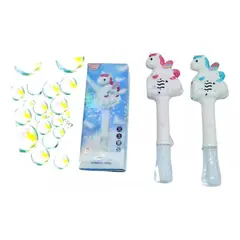 MAZUGI - Unicornio Para Hacer Burbujas Burbujeo Juguete Niños