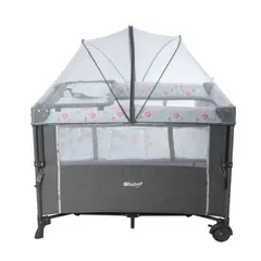 EBABY - Corral colecho NALA 751-1OH- GRIS ROSA