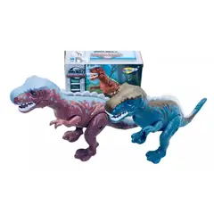 MAZUGI - Figuras Dinosaurios Dino Rex Juguete Luces Movimiento Sonido