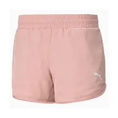 PUMA - Short Deportivo Active 4 Marca Original Rosa Mujer