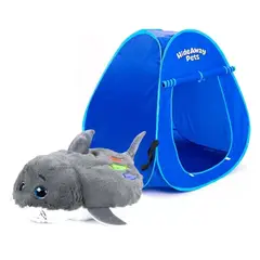 ONE PIXEL - Carpa Mascota de Peluche con Tienda Desplegable Tiburón