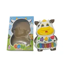 MAZUGI - Piano Vaca Grande Juguete Sonido Nota Musicales