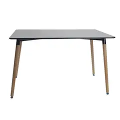 AKIVOY - Mesa de Comedor Eames Rectangular Color Negro