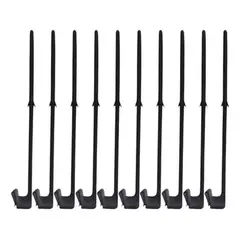 GENERICO - Set X 12 Astas Soporte Para Banderas O Banderines Para Carro