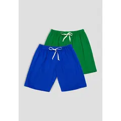 MARKETING PERSONAL - Bermuda Paq X2 Niños Infantil Bicolor Mp 74782
