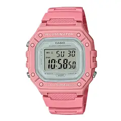 CASIO - Reloj w-218hc-4avdf Original Deportivo Rosa