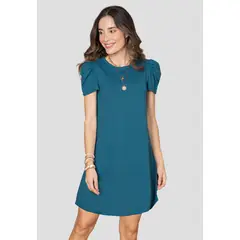 RUTTA - Vestido Corto Mujer Azul Petroleo 106601