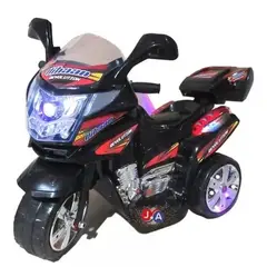 GENERICO - Moto recargable montable electrico juguete niña negro