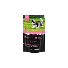 ITALCOL - Agility Gold Humedo Trozos Cordero Perros Cachorros 100G