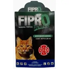 BOEHRINGER INGELHEIM - Fipro Top Spot Antipulgas Gatos 050Ml
