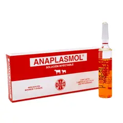BOEHRINGER INGELHEIM - Anaplasmol Solucion Inyectable x3Amp x10Cc