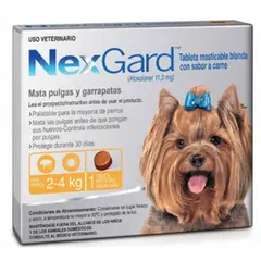 BOEHRINGER INGELHEIM - Nexgard Masticable Control Pulgas Garrapatas Perros 2 - 4Kg