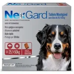 BOEHRINGER INGELHEIM - Nexgard Masticable Pulgas Garrapatas Perros 25.1 - 50Kg