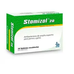 BOEHRINGER INGELHEIM - Stomizol 20 Antibacteriano Perros Y Gatos Tabletas X10