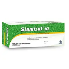 BOEHRINGER INGELHEIM - Stomizol 10 Antibacteriano Perros Y Gatos Tabletas X10
