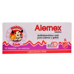 BOEHRINGER INGELHEIM - Alernex Antihistaminico Oral Perros Gatos Caja x10Tab