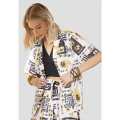RUTTA - Kimono Mujer Estampado 4838