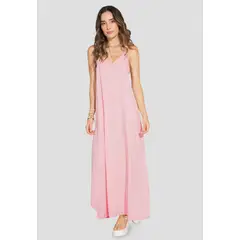 RUTTA - Vestido Largo Mujer Rosado 106536