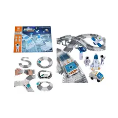 MAZUGI - Pista 258 Pvc Astronauta Nave Carros Cohete Juguete Galaxia