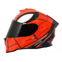 X SPORTS - Casco Xsports V151 Spider-man Rojo+visor Adicional Talla S