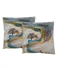 GENERICO - Funda cojín decorativo estampada nordico forro protector almohada