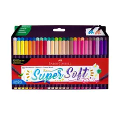 FABER CASTELL - Marcadores Punta Pincel Supersoft Caja X 50