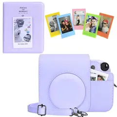 GENERICO - Combo Lila Instax Mini 12 Estuche + Álbum + Marcos