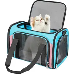 GENERICO - Maleta Transportadora para Gatos hasta 15Libras Ternura