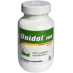 BOEHRINGER INGELHEIM - Unidol 100 Analgesico Antiinflamatorio Perros Y Gatos 30Tab