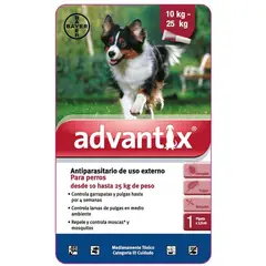 BOEHRINGER INGELHEIM - Advantix Antiparasitario Perros 101 A 25Kg Pipeta 25Ml