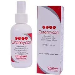 BOEHRINGER INGELHEIM - Cutamycon Locion Piel Perros Gatos 100Ml