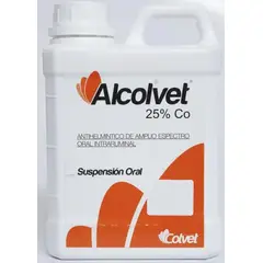 BOEHRINGER INGELHEIM - Antiparsitario Alcolvet Albendazol 25% x2L