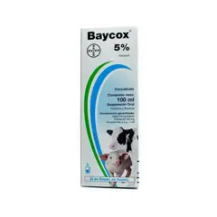 BOEHRINGER INGELHEIM - Baycox 5 Coccidiosis Bovinos Porcinos 100Ml
