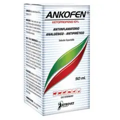 BOEHRINGER INGELHEIM - Ankofen 10 Antiinflamatorio Inyectable Perros Gatos 50Ml
