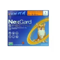 BOEHRINGER INGELHEIM - Nexgard Spectra Parasitos Pulgas Garrapatas Perros 2 - 3.5Kg