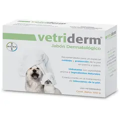 BOEHRINGER INGELHEIM - Vetriderm Jabon Dermatologico Perros Gatos 100G