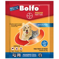 BOEHRINGER INGELHEIM - Bolfo Polvo Antipulgas Perros Gatos Sobre X20G