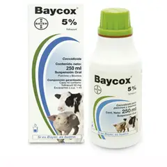 BOEHRINGER INGELHEIM - Baycox 5 Coccidiosis Bovinos Porcinos 250Ml