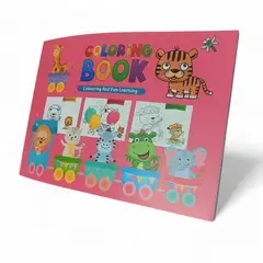 YOYOSO - LIBRO PARA COLOREAR - ZOOLOGICO - A3 FUCSIA