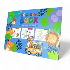 YOYOSO - LIBRO PARA COLOREAR - ZOOLOGICO - A3 AZUL