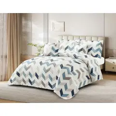 REALTEX - Colcha Real Tex Línea Europea Microfibra Estampada – 6036