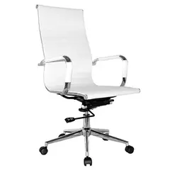 MUEBLESYA - Silla De Oficina Leticia Blanca Alta